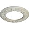 Ekena Millwork Ribbon with Bow Ceiling Medallion (Canopies up to 7 1/2"), 12 1/4"OD x 7 1/2"ID x 7/8"P, Flash Blue CM12RIFBS - alternate 4